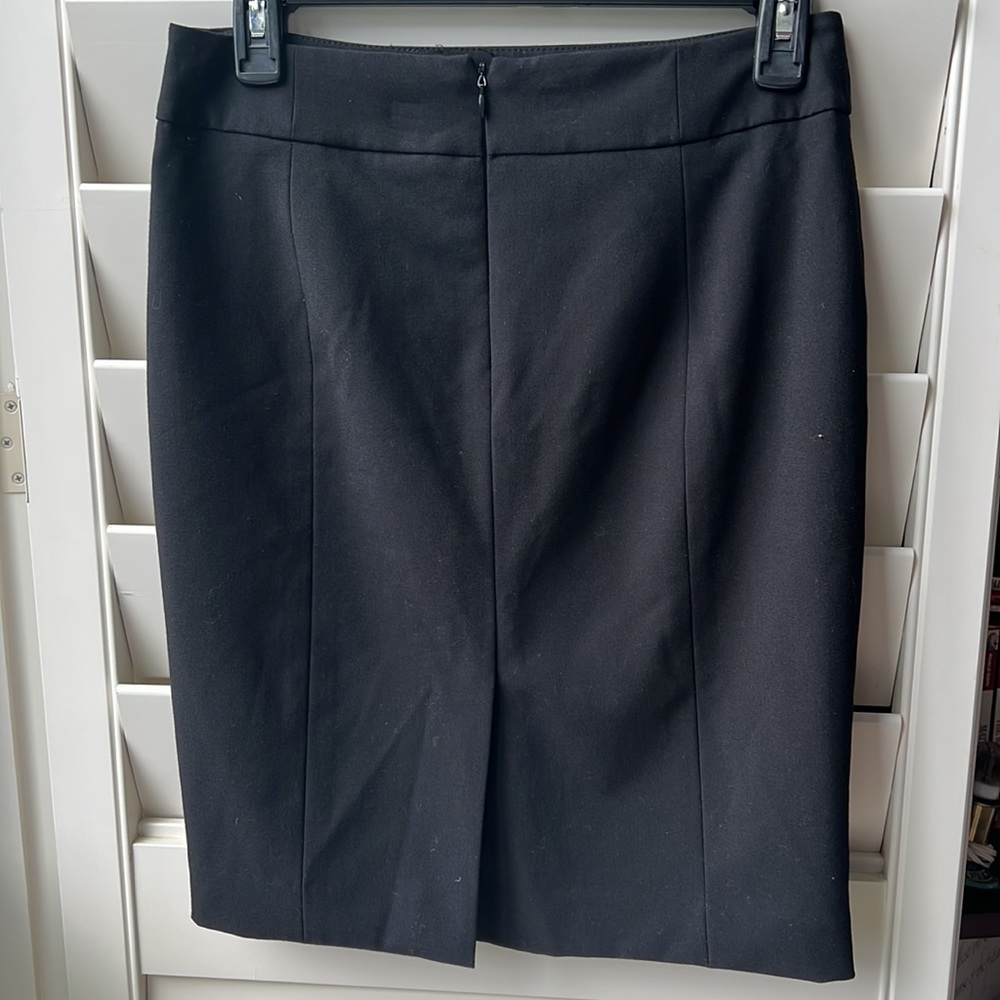 Black Calvin Klein Pencil Suit Skirt Business - Picture 2 of 5
